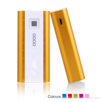 New Fashion Design Portable Power Bank with LED Flashing Light